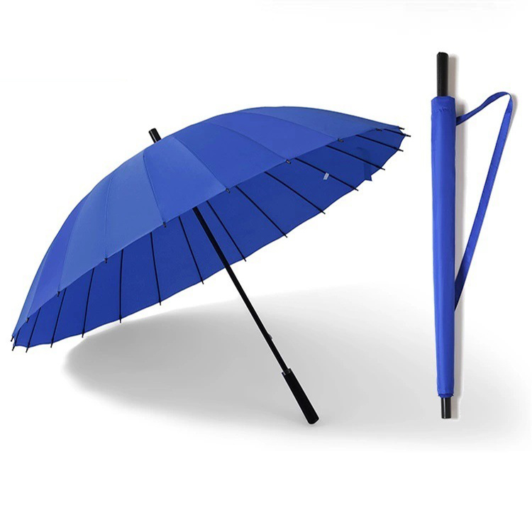 custom logo 24 rib golf umbrella wholesale manufacturers