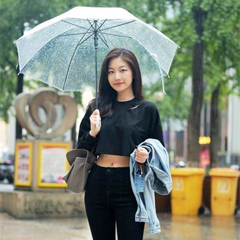 clear waterproof 8 rib umbrella wholesale manufacturers